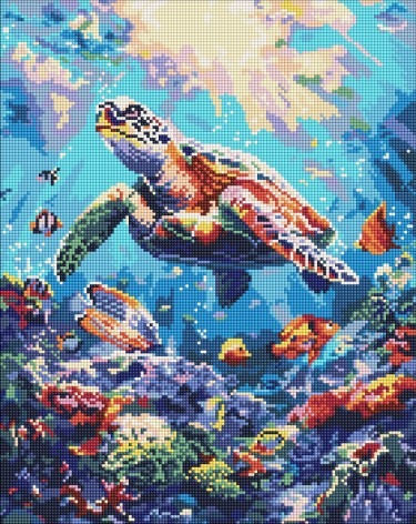 Набір з алмазною мозаїкою на підрамнику 