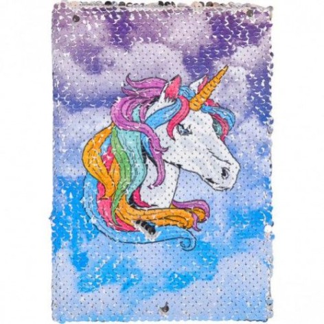 Блокнот с пайетками 