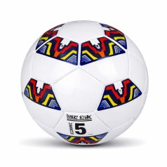 Мʼяч футбольний №5, PVC (БІЛО-РІЗНОКОЛЬОРОВИЙ)