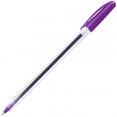 Ручка масляная Hiper Unik HO-530 0.7мм фиолетовая, 50 шт. в уп.