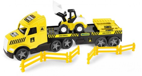 Грузовик с бульдозером (Magic Truck Technic), 27 см