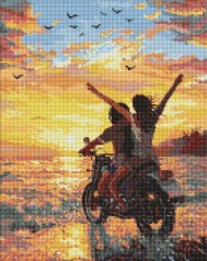 Алмазная мозаика на подрамнике Ideyka 