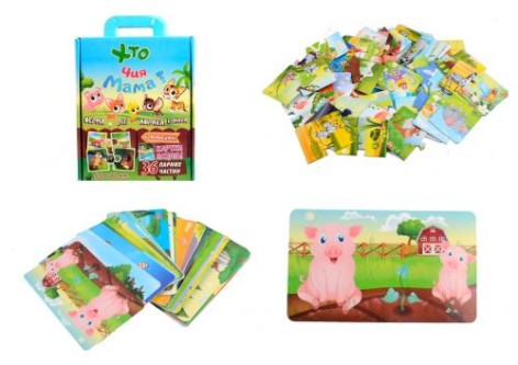 Пазли дитячі "Хто чия мама?" (укр)