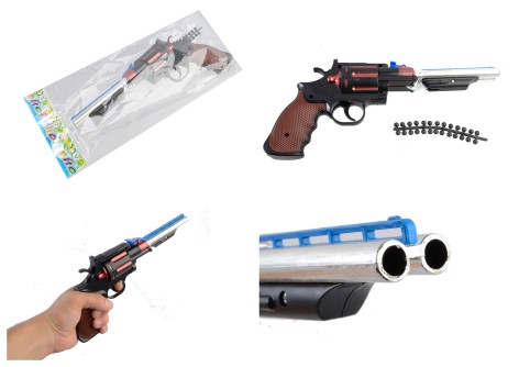 Пистолет игрушечный с резиновыми пульками 24*12 см