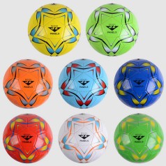 Футбольный мяч 8 видов, 280-300 грамм, материал PVC, размер №5