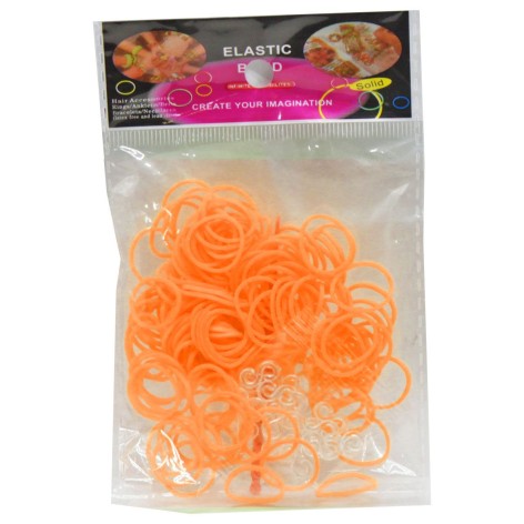 Резинки для плетения, оранжевый (12 наборов)