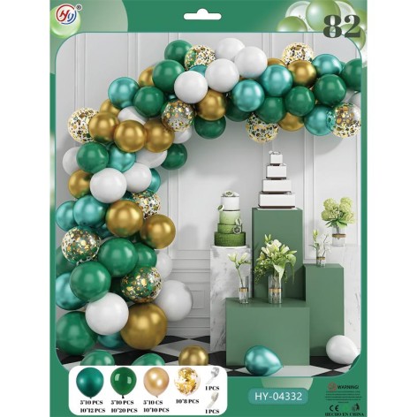 Набор воздушных шаров для создания фотозоны-арки, 82 штуки HY-04332