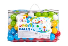 Набор шариков для сухих бассейнов Технок, в комплекте бассейн и 80 разноцветных шариков