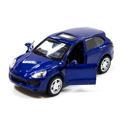 Инерционная автомодель TechnoDrive Porsche Cayenne S синий металлопластик (250251)