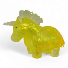 Жвачка-тянучка Единороги 11 см желтый