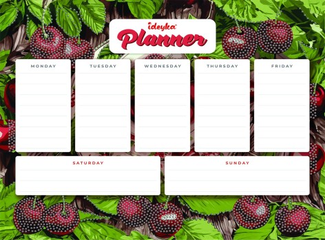 Планер на магнитной основе с алмазной мозаикой Ideyka 