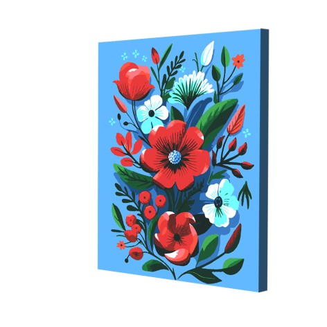 Картина за номерами Riviera Blanca "Вишиванка" 40x50 см 15 кольорів (RB-1091)