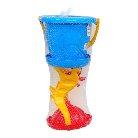 Пісочний набір - млин, відро, аксесуари (синій)