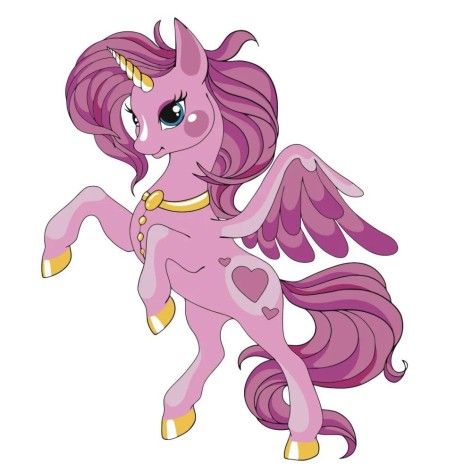 Набор для росписи по номерам Розовый пегас Strateg размером 30х30 см (ES098)