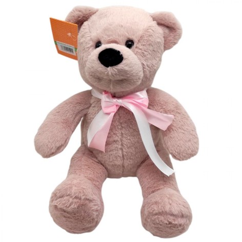 Мягкая игрушка Медведик Тедди 35 см (ТЕМНО-РОЗОВЫЙ)