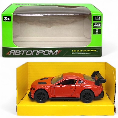 Машина "Автопром. Bentley continental" теракот