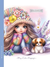 Блокнот, 60г, Інтегральний, 143х200 мм, 64 аркуші, клітинка, Мат.лам. диз.24364