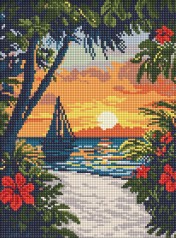 Алмазна мозаїка на підрамнику Ideyka 