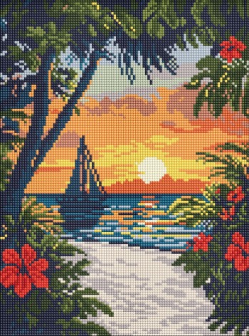 Алмазна мозаїка на підрамнику Ideyka 