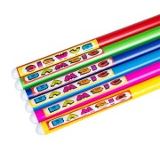 Гімнастична палиця Бамсик 100 см пластикова кольорова (100*2см)