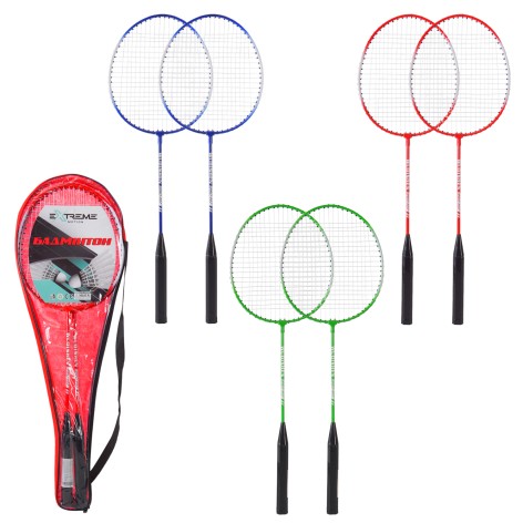 Бадмінтон 2 ракетки у чохлі 65 см, 3 кольори 