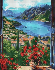 Набор с алмазной мозаикой на подрамнике 