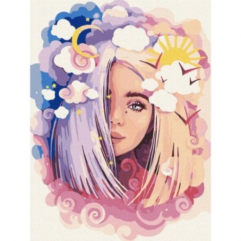 Картина по номерам "День и ночь"???