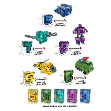 Робот цифри кор. 17*10,5*5,9см 