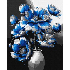 Картина за номерами з фарбами металік 