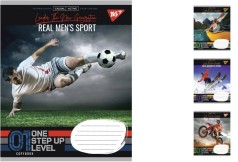 Набір зошитів учнівських Yes "Real sport" лінія, 24 аркуші, 20 зошитів 765922