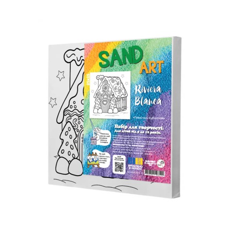 Набір для творчості Riviera Blanca "Пряничний будиночок" 25x25 см (КГ1-25)