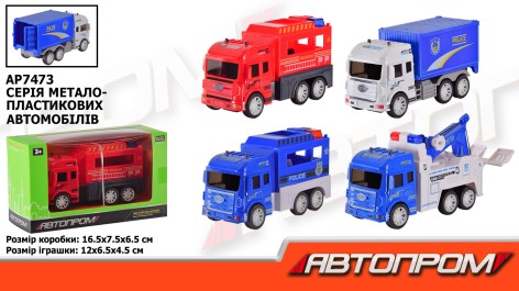 Машина металева АВТОПРОМ кор. 16,5*9,5*6,5см 