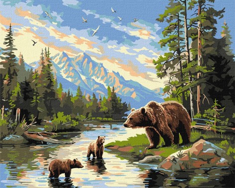 Набор для росписи по номерам 