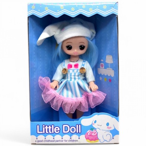Лялька у костюмі 16 см, аніме Sanrio (блакитна)