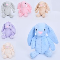 М'яка іграшка зайчик, антистрес, присоска, 6 кольорів, п/е, в30-16-10см 