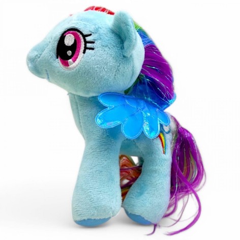 М'яка іграшка "My little pony. Рейнбоу Деш" (15 см) блакитна