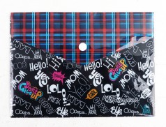 УЦЕНКА 30% Папка с кнопкой, А5+, P0211, цена за 4 шт. //