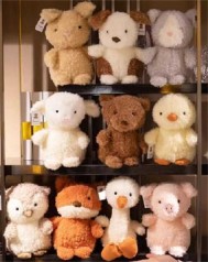 М'яка іграшка середня висота 30 см, мікс видів 