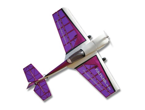 Літак на радіокеруванні Precision Aerobatics Katana Mini 1020мм KIT (фіолетовий)