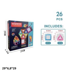 Конструктор магнитный 2266-40 26дет.кор.29*6,8*29 /16/
