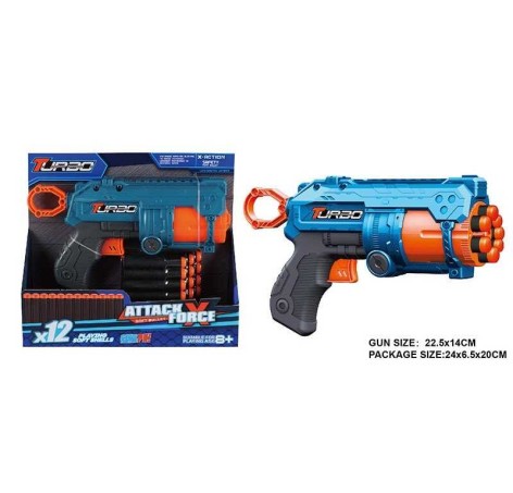 Пістолет 12 м'яких патронів, в кор. 