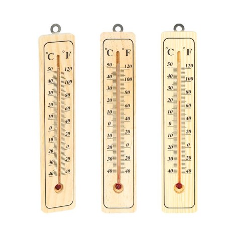 Термометр віконний деревяний 20*4*1см CH089-2, ціна за 6 шт. //