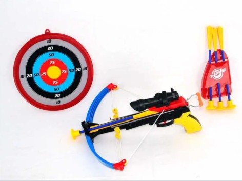 Тир арбалет, стріли, мішень, в кор. 