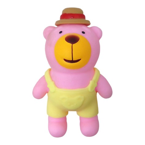 Игрушка-антистресс "Мишка", пена, розовый