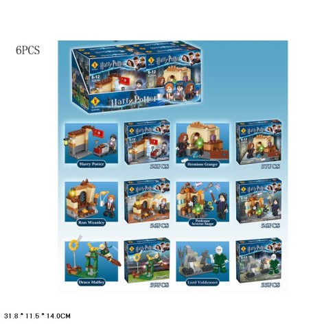 Конструктор 6 видов, /36/216/6 шт в кор. 31,8*11,5*14см