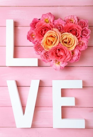 Набір для творчості алмазна картина Любов у кожному слові Strateg розміром 40х50 см (SK88286)