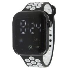 Електронний годинник з кольоровим дисплеєм, чорно-білий