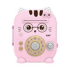 Игрушечный банковский терминал сейф сундучок с музыкой, звуком и светом 4 вида 17x20x8,5см