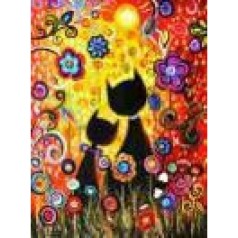 Алмазная мозаика по номерам 30*40 