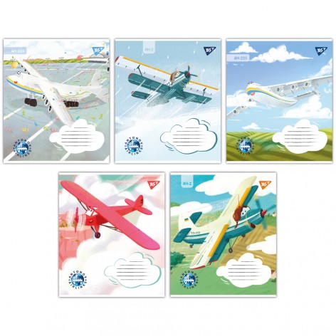 А5/12 кл. Yes Антонов, тетрадь учнів. 25 шт в уп. //